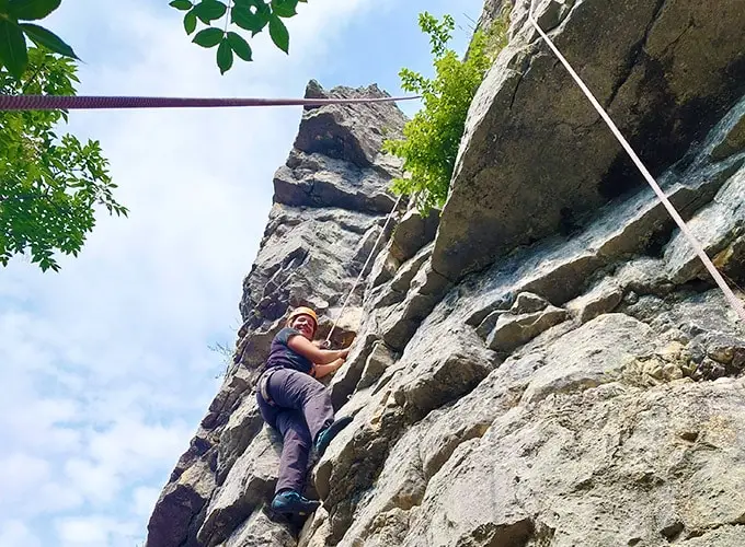 Rock Climbing in la Colle sur Loup - French Riviera - Les Geckos