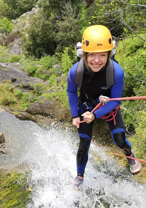 Canyoning Gourdon close to Grasse and Cannes in the French Riviera - Les Geckos